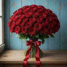Букет Красные розы Блэк Меджик в Актаныш