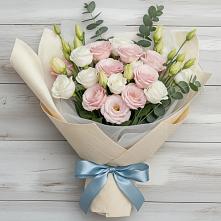 Букет цветов из:  Лизиантусы #REPLACE_PRED# Актаныш