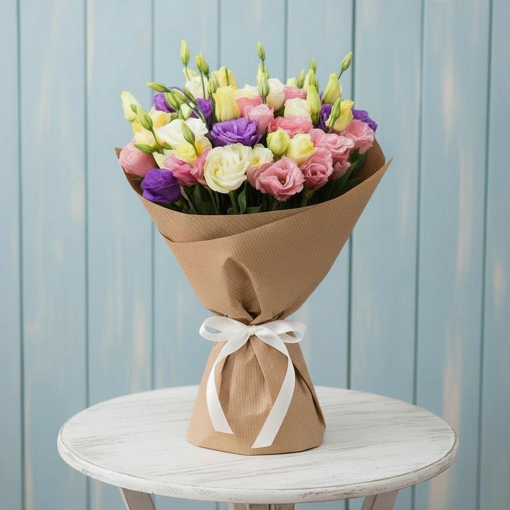 Букет цветов из: Лизиантусы в Актаныш