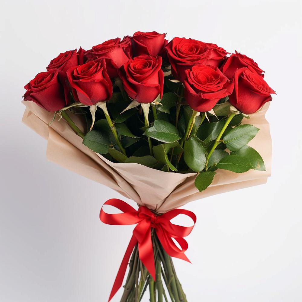 Букет 11 Красных роз Эдлесс Лав в Актаныш
