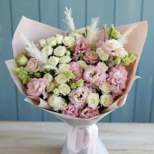 Букет цветов из:  Альстромерии и Розы в Актаныш